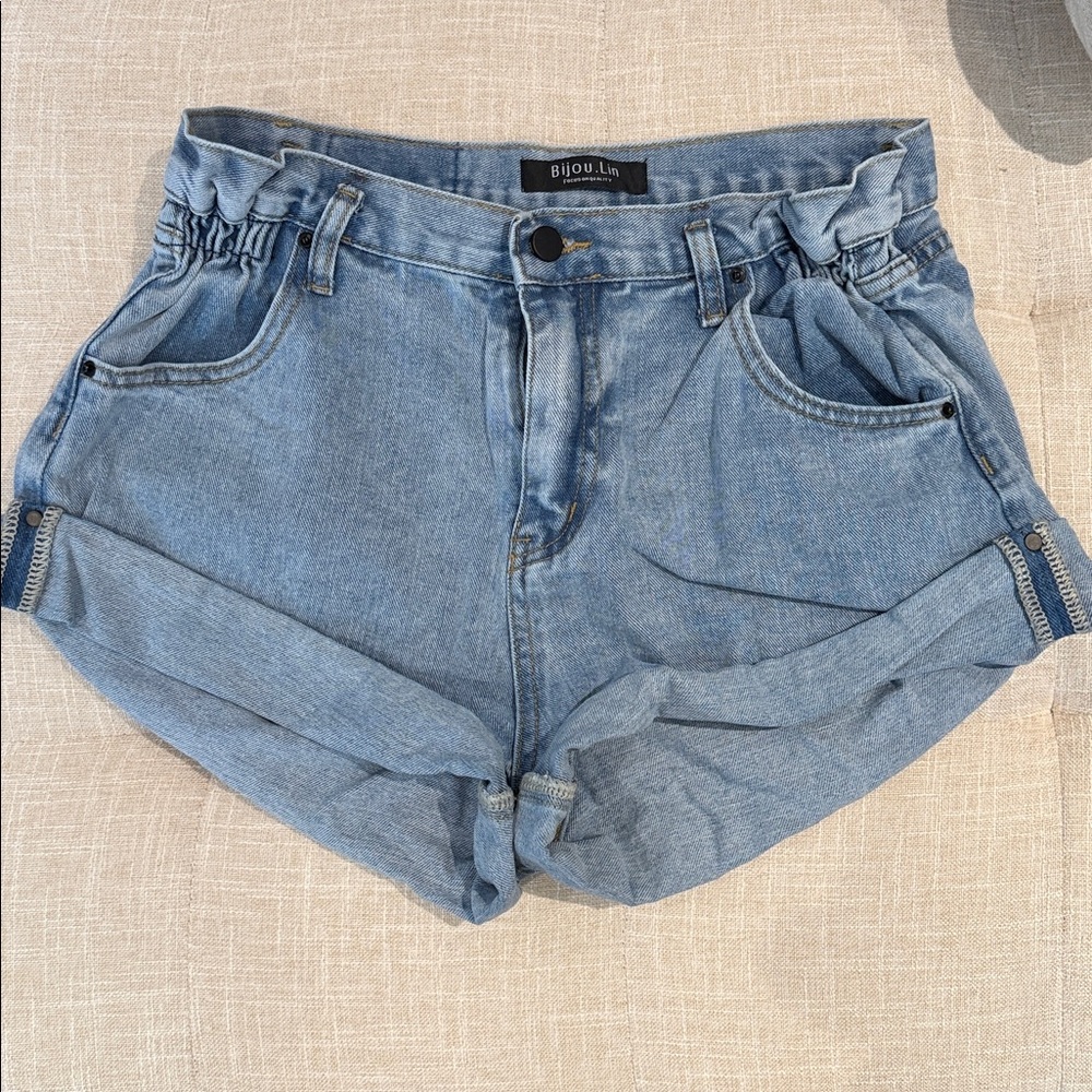 Blue Denim Shorts